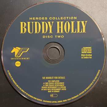 2CD Buddy Holly: Heroes Collection - 50 Classic Tracks