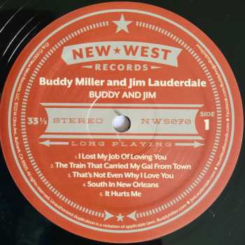 LP Jim Lauderdale: Buddy And Jim LTD
