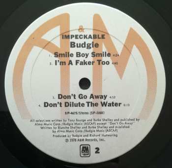 LP Budgie: Impeckable