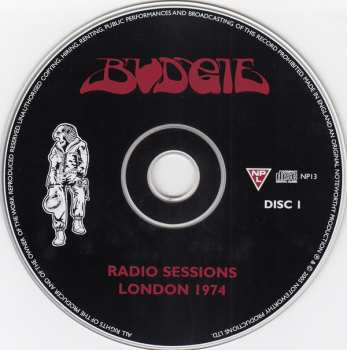 2CD Budgie: Radio Sessions 1974 & 1978
