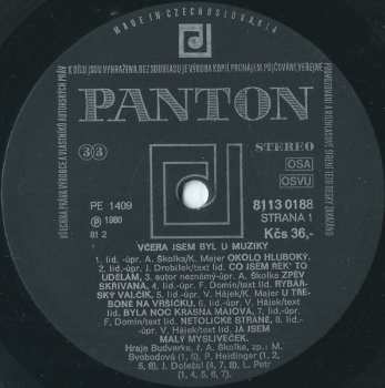 LP Budvarka: Včera Jsem Byl U Muziky