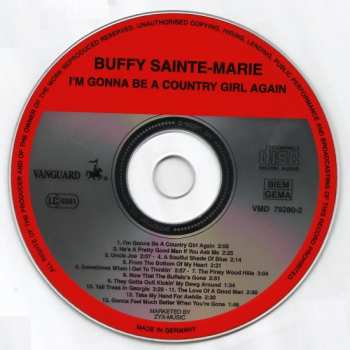 CD Buffy Sainte-Marie: I'm Gonna Be A Country Girl Again