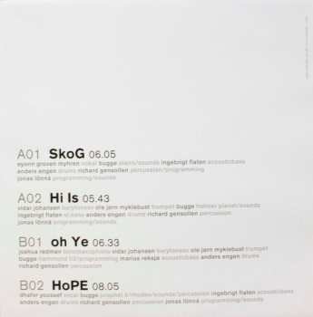 2LP Bugge Wesseltoft: New Conception Of Jazz: Film Ing