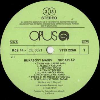 LP Bukasový Masív: Nudapláž