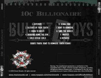 CD Bullet Boys: 10¢ Billionaire