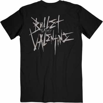 Merch Bullet For My Valentine: Tričko Album Cropped & Large Logo Bullet For My Valentine  S
