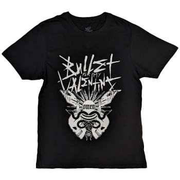 Merch Bullet For My Valentine: Bullet For My Valentine Unisex T-shirt: Omen (back Print) (small) S