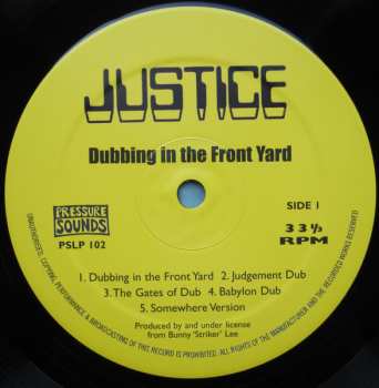 2LP Prince Jammy: Bunny Lee Presents Dubbing In The Front Yard + Conflict Dub