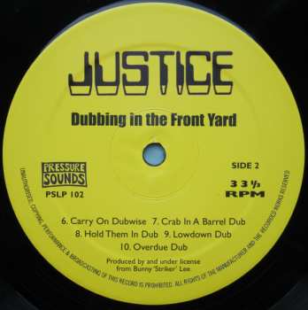 2LP Prince Jammy: Bunny Lee Presents Dubbing In The Front Yard + Conflict Dub