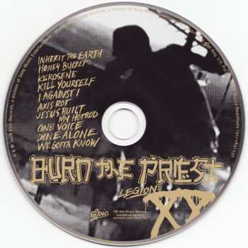 CD Burn The Priest: Legion: XX