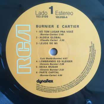 LP Burnier & Cartier: Burnier & Cartier