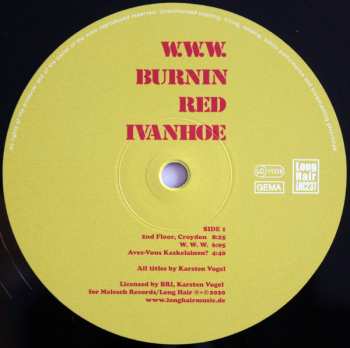 LP Burnin Red Ivanhoe: W. W. W.