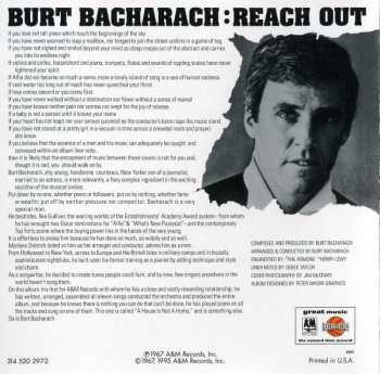 CD Burt Bacharach: Reach Out