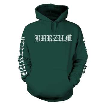 Merch Burzum: Kapucnis felső Filosofem Logo Burzum 2018 (green)
