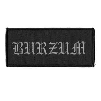 Merch Burzum: Felvarró Logo Burzum (silver)