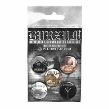 Merch Burzum: Kitűző készlet Burzum Button Badge Set 1
