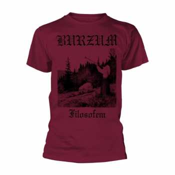Merch Burzum: Póló Filosofem 3 (maroon)