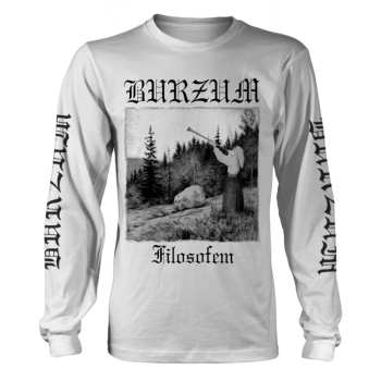 Merch Burzum: Hosszú ujjú póló Filosofem 2018 (white)