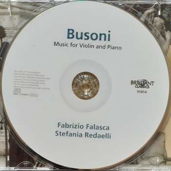 CD Ferruccio Busoni: Music For Violin And Piano