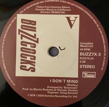 12SP/Dobozkészlet Buzzcocks: Complete UA Singles 1977-1980 LTD