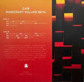 Dobozkészlet/2MC C418: Minecraft Volume Alpha / Minecraft Volume Beta CLR | LTD
