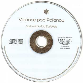 CD Ľudová Hudba Duľovec: Vianoce Pod Poľanou