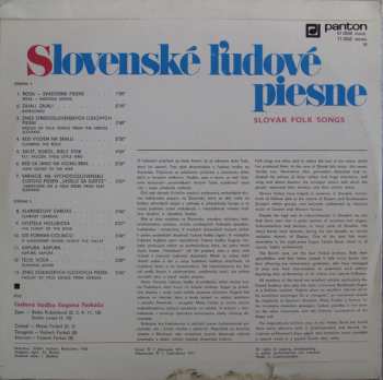 LP Ľudová Hudba Eugena Farkaša: Slovenské Ľudové Piesne = Slovak Folk Songs