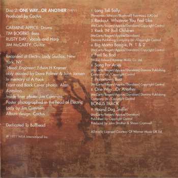 2CD Cactus: Cactus / One Way…Or Another