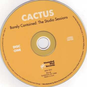 2CD Cactus: Barely Contained: The Studio Sessions