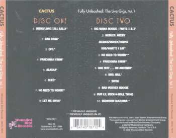 2CD Cactus: Fully Unleashed: The Live Gigs, Vol. 1