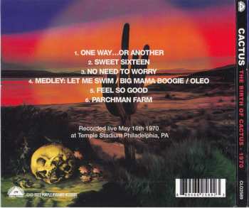 CD Cactus: The Birth Of Cactus - 1970