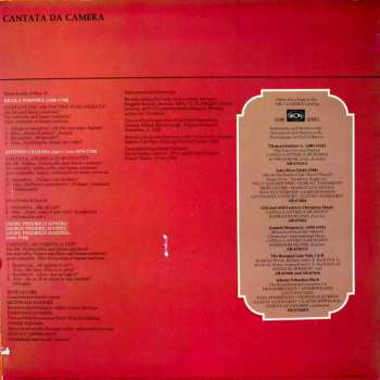 CD Georg Friedrich Händel: Cantata Da Camera
