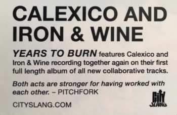 CD Calexico: Years To Burn