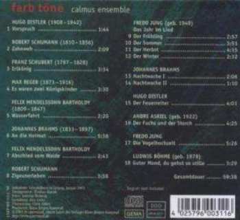 CD Calmus Ensemble: Farb Töne