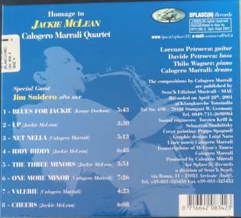 CD Jim Snidero: Homage to Jackie McLean DIGI
