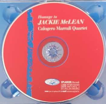 CD Jim Snidero: Homage to Jackie McLean DIGI