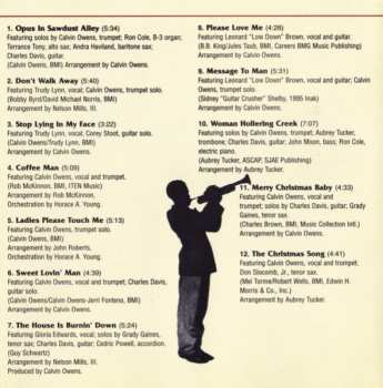 CD Calvin Owens: The House Is Burnin'