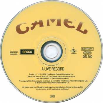 2CD Camel: A Live Record