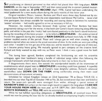 CD Camel: Breathless