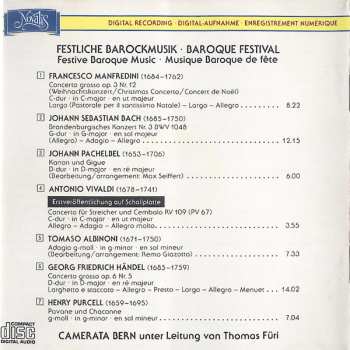 CD Camerata Bern: Festival De La Musique Baroque