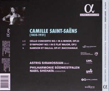 CD Camille Saint-Saëns: Cello Concerto / Bacchanale / Symphony No.1