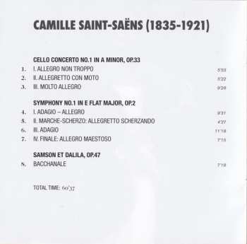 CD Camille Saint-Saëns: Cello Concerto / Bacchanale / Symphony No.1