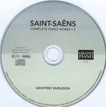 CD Camille Saint-Saëns: Complete Piano Works • 2