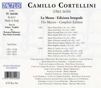 3CD/Dobozkészlet Camillo Cortellini: Le Messe - Edizione Integrale