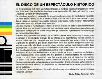 2CD Camilo Sesto: Jesucristo Superstar (Versión Original En Español) 