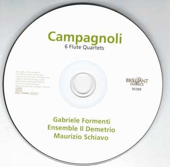 CD Gabriele Formenti: 6 Flute Quartets