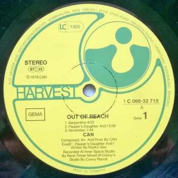 LP Can: Out Of Reach