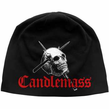 Merch Candlemass: Sapka Skull & Logo Candlemass