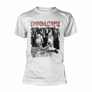 Merch Cannibal Corpse: Tričko Butchered At Birth (white) S