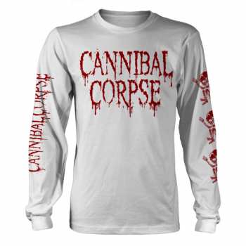 Merch Cannibal Corpse: Hosszú ujjú póló Butchered At Birth (white)